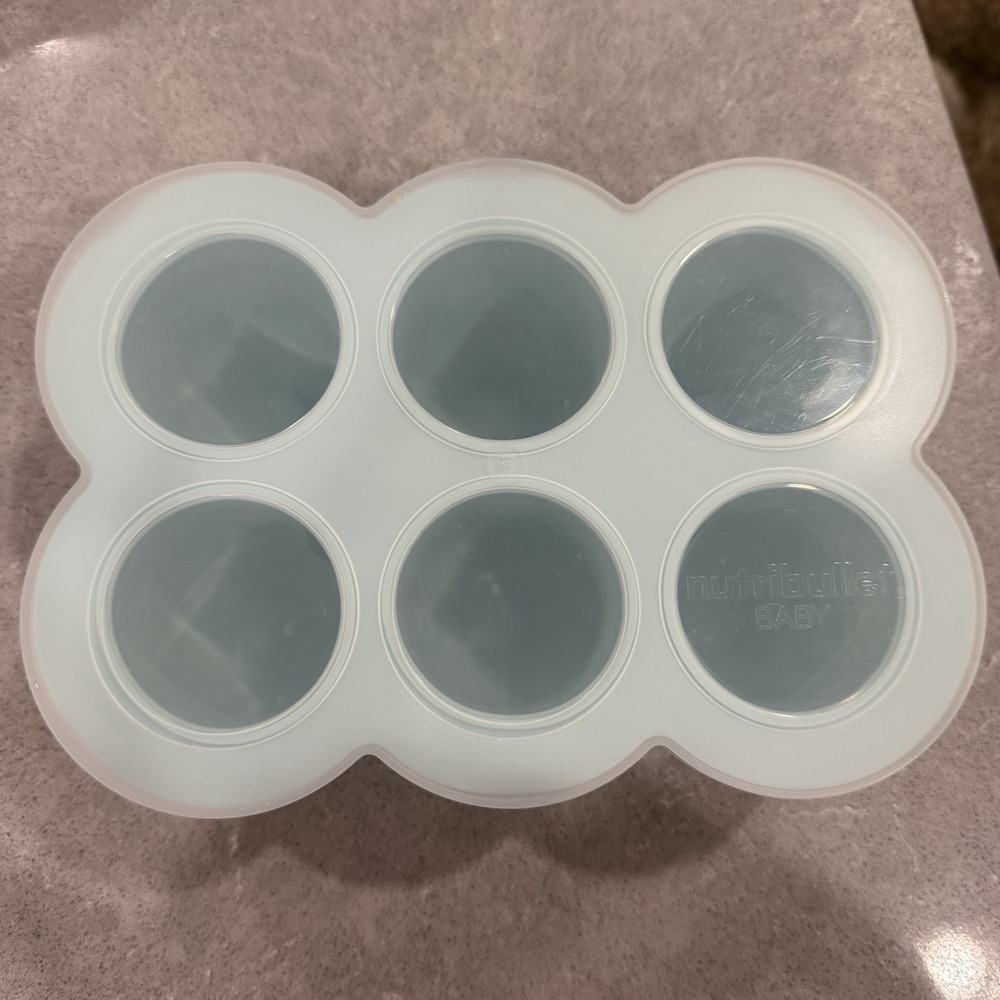 Nutribullet Baby Bullet Food Tray Silicone Freezer Storage Lid 6